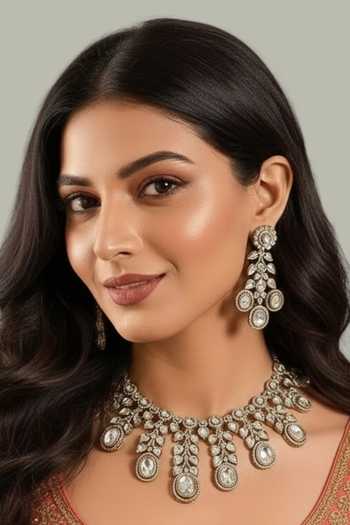 Auraa Trends Kundan Studded Choker Set 