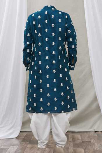 Rng Safawala Thread & Mirror Work Kurta Set For Kids