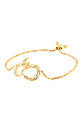 Isharya Gold Plated Khargosha Cuff Bracelet Online at Aza Fashions Isharya_Gold Plated Khargosha Cuff Bracelet _Online_at_Aza_Fashions