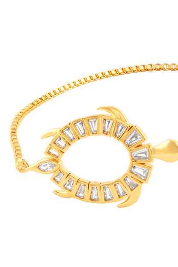 Buy_Isharya_Gold Plated Koorma Cuff Bracelet _Online_at_Aza_Fashions