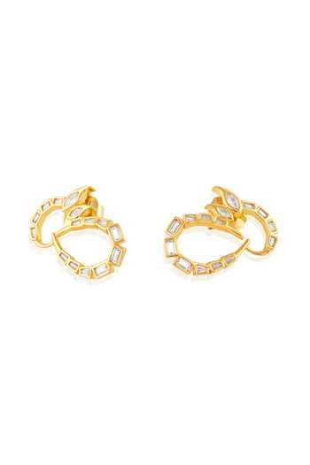 Isharya_Gold Plated Khargosha Statement Studs _Online_at_Aza_Fashions