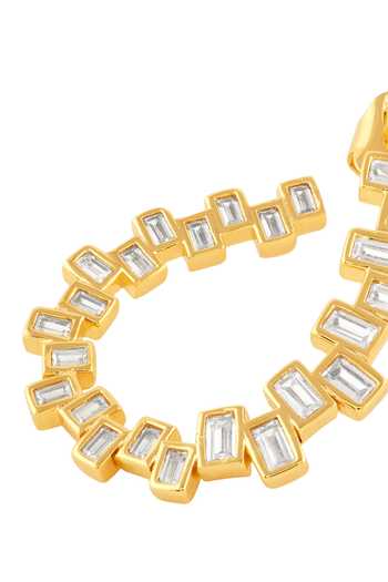 Buy_Isharya_Gold Plated Vaan Statement Earrings _Online_at_Aza_Fashions