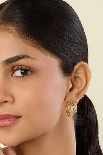 Isharya Pavi Double Hoops 