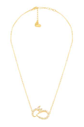Isharya Khargosha Embellished Pendant Necklace 
