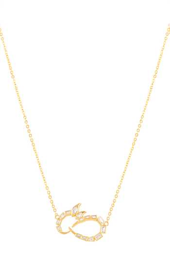 Isharya_Gold Plated Khargosha Embellished Pendant Necklace _Online_at_Aza_Fashions