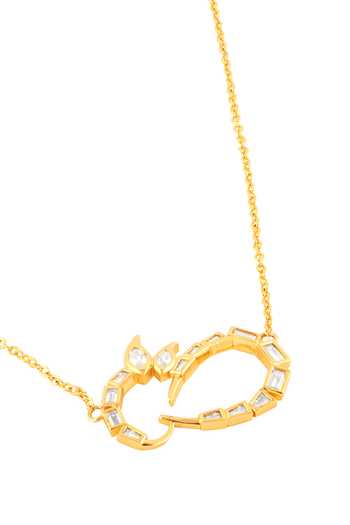 Buy_Isharya_Gold Plated Khargosha Embellished Pendant Necklace _Online_at_Aza_Fashions
