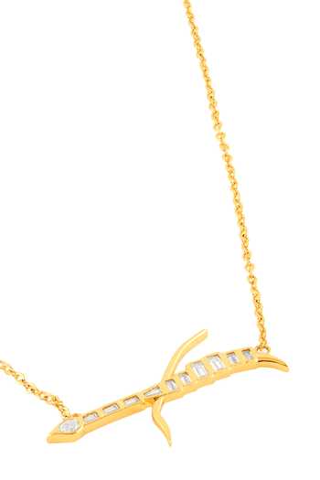 Buy_Isharya_Gold Plated Hamsi Embellished Pendant Necklace _Online_at_Aza_Fashions