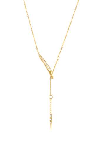 Isharya Gold Plated Vaasuki Y Necklace Online at Aza Fashions Isharya_Gold Plated Vaasuki Y Necklace _Online_at_Aza_Fashions