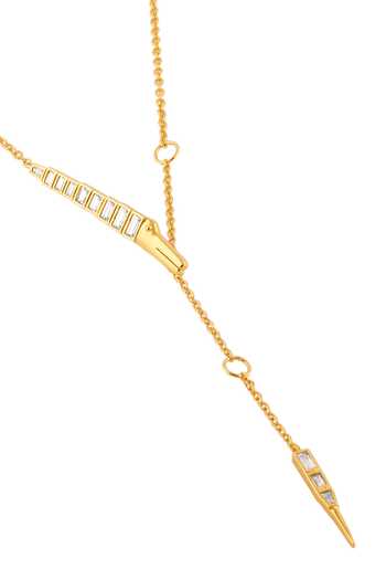 Buy Isharya Gold Plated Vaasuki Y Necklace Online at Aza Fashions Buy_Isharya_Gold Plated Vaasuki Y Necklace _Online_at_Aza_Fashions
