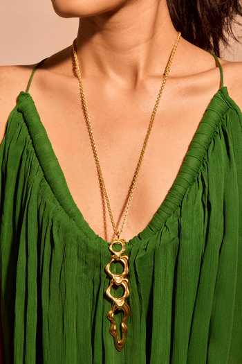 Mnsh Fluid Pendant Necklace 