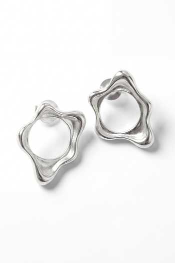 Mnsh Fluid Stud Earrings