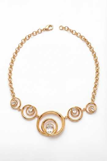 Mnsh Mirror Stone Choker 