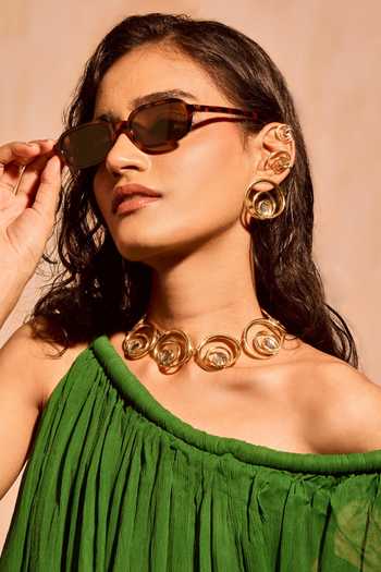 Buy Mnsh Gold Plated Mirror Stones Earcuffs Online at Aza Fashions Buy_Mnsh_Gold Plated Mirror Stones Earcuffs _Online_at_Aza_Fashions