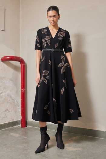 Shahin Mannan Drifting Branches Circular Dress 