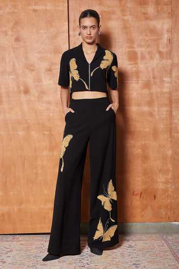 Shahin Mannan Fading Butterfly Shirt With Pant 