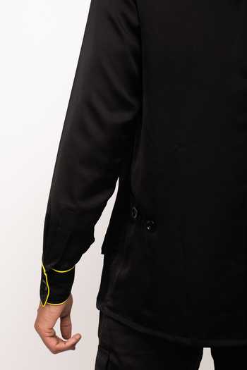 Neora By Nehal Chopra Solid Jacket Shirt For Kids