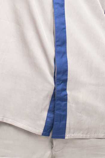 Neora By Nehal Chopra Contrast Border Shirt For Kids