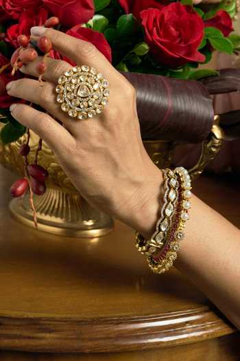 Preeti Mohan Nandhini Kundan Bangles - Set of 2 