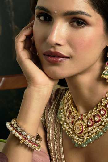 Preeti Mohan Nandhini Kundan Bangles - Set of 2 