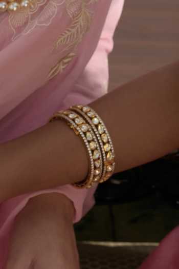 Preeti Mohan Lavika Moissanite Bangles - Set of 2 