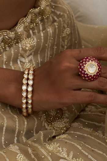 Preeti Mohan Kinjal Moissanite Bangles - Set of 2 