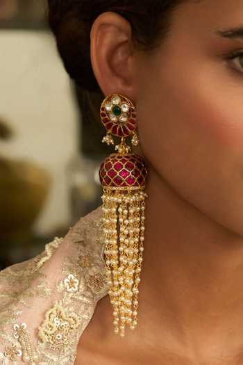 Preeti Mohan Tejshri Kundan Jhumkas 