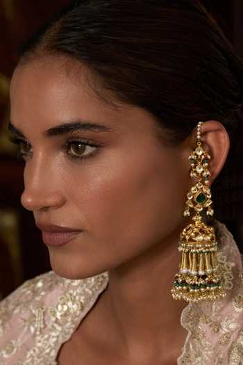 Preeti Mohan Shifa Kundan Jhumkas 