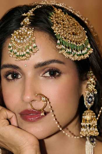 Preeti Mohan Saina Polki Nose Ring 