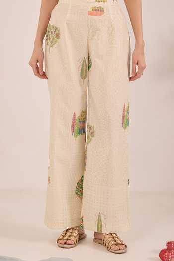 Shop Shivani Bhargava Cream Cotton V-neck Gulposh Raglan Sleeve Shirt And Pant Set Online at Aza Fashions Shop_Shivani Bhargava_Cream Cotton V-neck Gulposh Raglan Sleeve Shirt And Pant Set _Online_at_Aza_Fashions