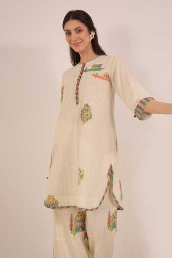 Shivani Bhargava Gulposh Cotton Print Short Tunic 