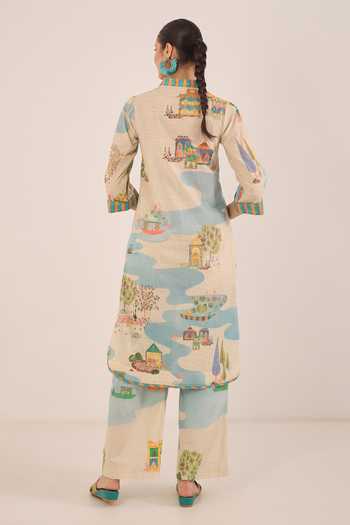 Shivani Bhargava Safar Printed Cotton Kurta & Pant Co-ord Set 