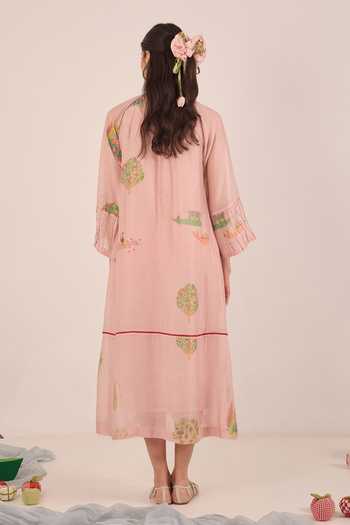 Shivani Bhargava Gulposh Whispering Orchard Raglan Dress 