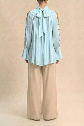 Neora By Nehal Chopra Tropical Breeze Halter Neck Top For Kids