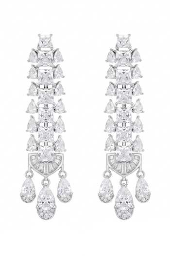 Prata Axiom Drop Earrings 