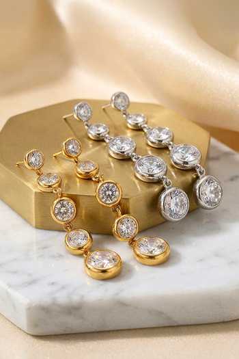 Prata Gradient Drop Earrings 