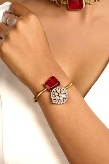 HRISHA Kundan Polki Bracelet 