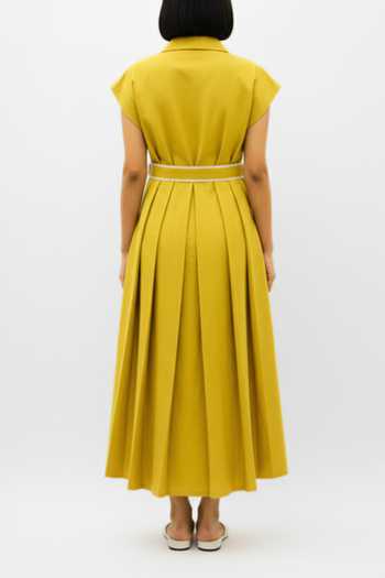 Neora By Nehal Chopra Collared Skater Dress For Kids