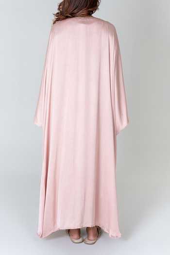 Neora By Nehal Chopra Braided Waist Asymmetric Kaftan For Kids