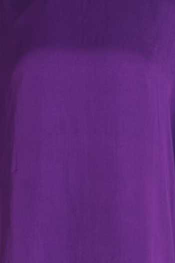 Neora By Nehal Chopra Purple Bemberg Modal Silk, Lining Butter Crepe Colour Block Plain Kaftan For Kids Online at Aza Fashions Neora By Nehal Chopra_Purple Bemberg Modal Silk, Lining Butter Crepe Colour Block Plain Kaftan For Kids_Online_at_Aza_Fashions