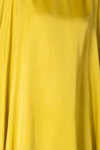 Neora By Nehal Chopra Yellow Bemberg Modal Silk, Lining Butter Crepe Colour Block Kaftan For Kids Online at Aza Fashions Neora By Nehal Chopra_Yellow Bemberg Modal Silk, Lining Butter Crepe Colour Block Kaftan For Kids_Online_at_Aza_Fashions