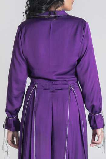 Neora By Nehal Chopra Solid Crop Top For Kids