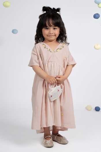 OurDve Embroidered Dress 