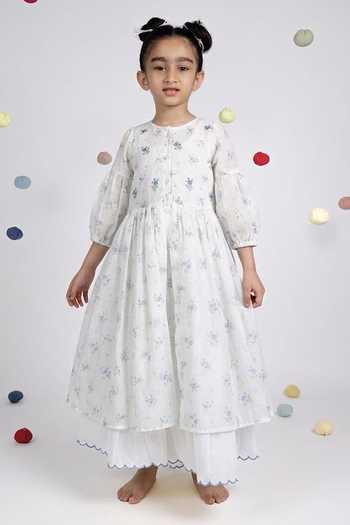 OurDve Floral Print Dress 