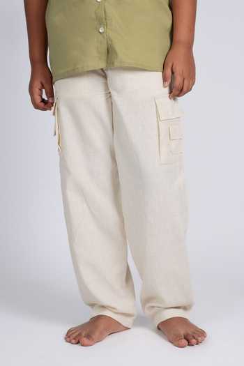 OurDve_Green Flap Pocket Shirt And Pant Set _Online_at_Aza_Fashions