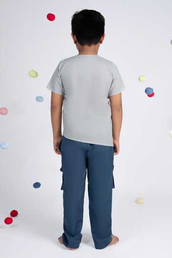 OurDve Cotton Shirt & Pant Set 