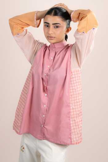 OurDve Lyra Placement Printed Shirt 