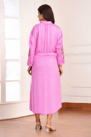 Sheeshakari Embroidered Midi Dress 