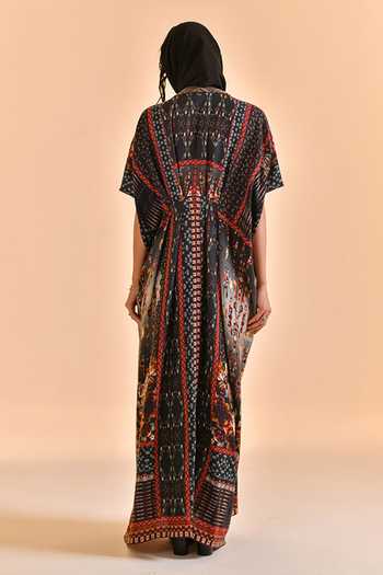 Bhanuni By Jyoti Nebula Print Abaya 