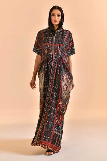 Bhanuni By Jyoti Nebula Print Abaya 