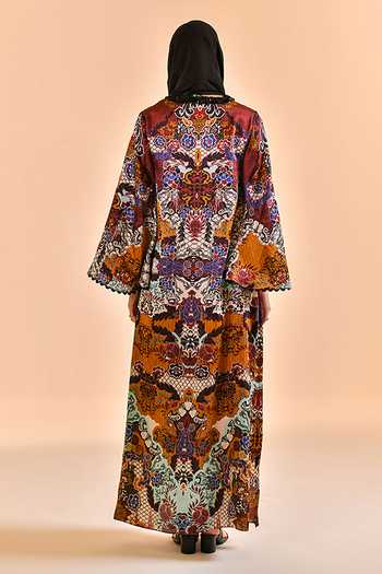 Bhanuni By Jyoti Secret Meadow Print Kaftan 